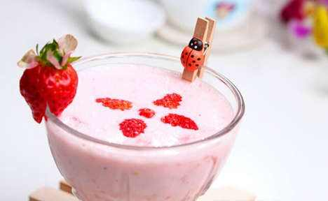 草莓酸奶祛痘小妙招
